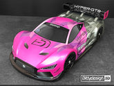 Bitty Design HYPER-GT8 1/8 GT body - 325mm WB